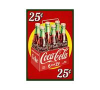 Xanovir Plaque en métal vintage en métal Coca-Cola pour pub, restaurant, café, club, 20,3 x 30,5 cm