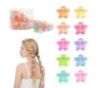 Xanthelle Barrettes Fille, 100 Mini Pinces à Cheveux Fleurs avec Boîte de Rangement, Petites Pinces à Cheveux Accessoires Enfants, Pince à Cheveux Petite pour Quotidien