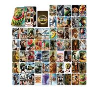 Xanthelle Brainrot Karten, 92 pièces de Cartes Brainrot Italian à Collectionner avec Figurines Brainrot Italian et Steal a Brainrot, Illustrations bizarres et Animaux fantastiques