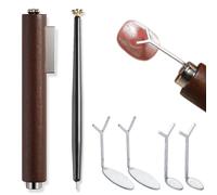 Xanthelle Cat Eye Magnet, 6 Pièces Outil de Design d'Ongles Magnétique pour Gel UV Oeil de Chat & Vernis Magnétique, Stylo Magnétique 3 en 1 Coeur Y Fleur pour Ongles Accessoires