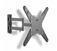 Xantron® PRO-FM400 Support TV orientable et inclinable 23-55" ou VESA 75x75-400x400mm / Support Tele Murale pivotant/Bras de Fixation TV à Faible Distance du Mur - matériel de Montage Inclus