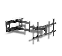 Xantron Support TV Mural orientable 43-80 Pouces, Extensible 101 cm | Distance au mur 8,2 cm, rotation 180°, inclinable et rotatif, goulotte de câbles, VESA jusqu'à 800x400