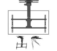 Xantron Support TV Plafond électrique pivotant 43-86 Pouces, 180° | Appli, Alexa/Google et télécommande, capteur anticollision, jusqu'à 45 kg, VESA 800x400, DEHA-800EXL-Roto
