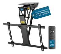 Xantron Support TV Plafond Motorisé WiFi Rotatif 75" Noir Électrique