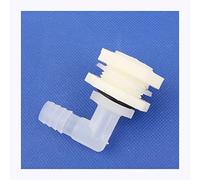 XaoJns 1 coude ABS 1/2 Pouce for réservoir d'eau, idéal for Aquarium et arrosage de Jardin - Adaptateur Durable à 90 degrés(6.4mm)