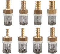 XaoJns Filtre à Tamis en Laiton (8-19 mm) avec Maille en Acier Inoxydable - Idéal for Les pulvérisateurs à Pression, Les systèmes d'irrigation et Les tuyaux d'arrosage 1 pièce(8mm)