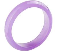 XAOLPLH Bracelet en jade pour femme - Violet glacé - Style chinois - Bracelet jonc en jade naturel - 54 mm