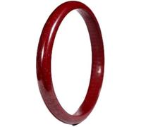 XAOLPLH Bracelet jonc en jade naturel véritable pour femme, apportant la paix, la chance, le cinabre haut contenu, 60 mm