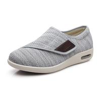 XAOLPLH CChaussures orthopédiques pour Hommes diabétiques, Chaussures Diabétiques Extra Loin, Chaussures Diabétiques pour Pieds Gonflés, Chaussures Spéciales Chaussures De Santé