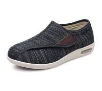 XAOLPLH CChaussures orthopédiques pour Hommes diabétiques, Chaussures Diabétiques Extra Loin, Chaussures Diabétiques pour Pieds Gonflés, Chaussures Spéciales Chaussures De Santé,38