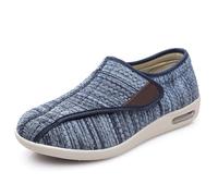 XAOLPLH CChaussures orthopédiques pour Hommes diabétiques, Chaussures Diabétiques Extra Loin, Chaussures Diabétiques pour Pieds Gonflés, Chaussures Spéciales Chaussures De Santé,40