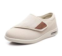 XAOLPLH CChaussures orthopédiques pour Hommes diabétiques, Chaussures Diabétiques Extra Loin, Chaussures Diabétiques pour Pieds Gonflés, Chaussures Spéciales Chaussures De Santé