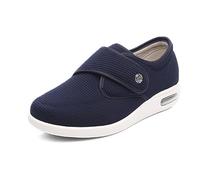 XAOLPLH Chaussons extra larges pour diabétiques, chaussures de marche confortables pour diabétiques, réglables, pieds gonflés et bandés, pour l'intérieur et l'extérieur, en maille respirante,41EU