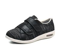 XAOLPLH Chaussure Diabétique Orthopédique Sneaker, Léger Âgé Chaussures Très Larges, Chaussure Orthopedique Homme pour Les Pieds Gonflés De L'arthrite Œdème,40