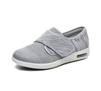 XAOLPLH Chaussure Diabétique Orthopédique Sneaker, Léger Âgé Chaussures Très Larges, Chaussure Orthopedique Homme pour Les Pieds Gonflés De L'arthrite Œdème,45
