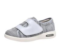 XAOLPLH Chaussure Diabétique Orthopédique Sneaker, Léger Âgé Chaussures Très Larges, Chaussure Orthopedique Homme pour Les Pieds Gonflés De L'arthrite Œdème,46EU
