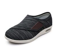 XAOLPLH Chaussures de Marche orthopédiques pour diabétiques Antidérapante Réglables Sandales Chaussures de Sport réglables Maille Hommes Femmes pour Personne Âgée Pieds Gonflés Arthrite Oedème
