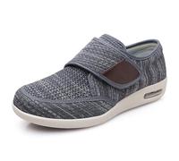 XAOLPLH Chaussures de Marche orthopédiques pour diabétiques Antidérapante Réglables Sandales Chaussures de Sport réglables Maille Hommes Femmes pour Personne Âgée Pieds Gonflés Arthrite Oedème