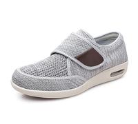 XAOLPLH Chaussures de Marche orthopédiques pour diabétiques Antidérapante Réglables Sandales Chaussures de Sport réglables Maille Hommes Femmes pour Personne Âgée Pieds Gonflés Arthrite Oedème
