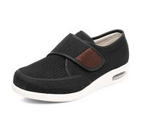 XAOLPLH Chaussures de Marche orthopédiques pour diabétiques Antidérapante Réglables Sandales Chaussures de Sport réglables Maille Hommes Femmes pour Personne Âgée Pieds Gonflés Arthrite Oedème
