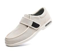 XAOLPLH Chaussures de Marche orthopédiques pour diabétiques Antidérapante Réglables Sandales Chaussures de Sport réglables Maille Hommes Femmes pour Personne Âgée Pieds Gonflés Arthrite Oedème,47