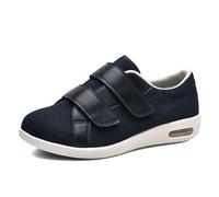 XAOLPLH Chaussures de Marche orthopédiques pour diabétiques Antidérapante Réglables Sandales Chaussures de Sport réglables Maille Hommes Femmes pour Personne Âgée Pieds Gonflés Arthrite Oedème,43