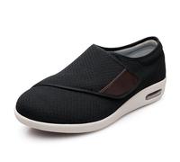 XAOLPLH Chaussures de Marche orthopédiques pour diabétiques Antidérapante Réglables Sandales Chaussures de Sport réglables Maille Hommes Femmes pour Personne Âgée Pieds Gonflés Arthrite Oedème
