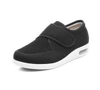 XAOLPLH Chaussures de Marche orthopédiques pour diabétiques Antidérapante Réglables Sandales Chaussures de Sport réglables Maille Hommes Femmes pour Personne Âgée Pieds Gonflés Arthrite Oedème