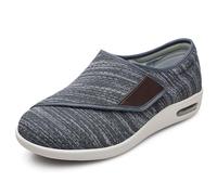 XAOLPLH Chaussures de Marche orthopédiques pour diabétiques Antidérapante Réglables Sandales Chaussures de Sport réglables Maille Hommes Femmes pour Personne Âgée Pieds Gonflés Arthrite Oedème