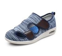XAOLPLH Chaussures diabétiques pour Femmes diabétiques Coussin d'air Chaussures orthopédiques à Enfiler Hommes avec Pieds gonflés Coupe Large œdème réglable pour Femmes Chaussures de Marche