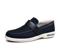 XAOLPLH Chaussures diabétiques pour hommes Pantoufles pour personnes âgées Très Large Chaussons pour l'œdème et les pieds enflés Antidérapant avec 3 paires de semelles amovibles,39