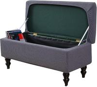 XAOLPLH Housse de Pouf rectangulaire en Velours, imprimée, Extensible, Pliable, Amovible et Lavable