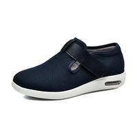 XAOLPLH Pantoufles Hommes Edema de Chaussons Diabétiques Pieds Enflés L'arthrite Chaussures Bandagerééducation Pied Large Chaussons Orthopédique,45