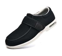 XAOLPLH Pantoufles Hommes Edema de Chaussons Diabétiques Pieds Enflés L'arthrite Chaussures Bandagerééducation Pied Large Chaussons Orthopédique,40.5