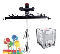XAoSCd Agitateur Pneumatique pour Cuves IBC, Mélangeur Électrique, Agitateur De Peinture, Support, Agitateur Pneumatique, Outil De Mélange De Peinture avec Support, Tige Et Pale,