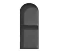 XAoSCd Étagère De Rangement Murale en Métal, Niche De Salle De Bain en Acier Inoxydable, avec Bande Lumineuse LED Non Réglable pour Salle De Bain, Cuisine, Garde-Manger, Bureau,Gold-70x28x12.5cm-A