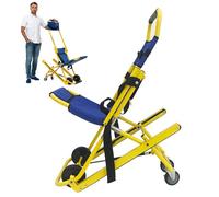 XAoSCd Fauteuils Roulants Escalier Pliable Portable À 4 Roues avec Boucles À Dégagement Rapide, Civière, Chaise D'Escalier Médicale, Évacuation D'Ambulance, Chaise D'Escalier M,