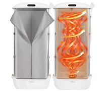 XAoSCd Fer À Vapeur Vertical Automatique sans Fil 900 W, avec Télécommande/Boîte D'Aromathérapie Intégrée, Défroisseur À Vapeur Suspendu, pour Vêtements Et Tissus, Retrait Rapide