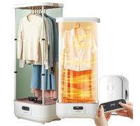 XAoSCd Fer À Vapeur Vertical avec Télécommande Et Boîtier D'Aromathérapie - Défroisseur Vapeur Automatique sans Fil 900 W pour Vêtements, Élimine Rapidement Les Plis