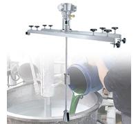XAoSCd Mélangeur Pneumatique pour Cuve IBC 1 Tonne/1 000 L, 0 À 2 800 TR/Min, Pale D'Agitation De 250 Mm De Diamètre, Hélice Repliable, pour Encres, Peintures, Revêtements Et Li,