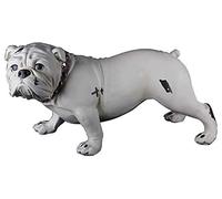 XAoSCd Mini Statues Décoratives en Résine, Sculptures Décoratives pour L'Extérieur, Chien, Bouledogue Anglais, Modèle Animal De Compagnie, Figurines Décoratives pour Bureau, 38,