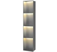 XAoSCd Niche de douche en acier inoxydable, étagères de rangement étanches pour le mur de la salle de bain, niche de douche encastrée pour salon, cuisine, chambre à coucher, salle de bain, rouge-120 x