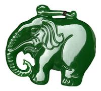 XAoSCd Pendentif Éléphant De Jade Pour Femmes Et Hommes, Collier En Pierre Naturelle Verte Pour Femmes (Vert)
