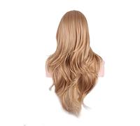 XAoSCd Perruque Cheveux Ondulés Perruque Synthétique Longue Bleue Perruques De Cosplay pour Femmes Colorées Rouge Rose Blond Violet Marron Vert Noir Bordeaux Gris Perruques pour Femmes (19 28 Pouces)