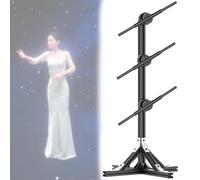 XAoSCd Projecteur De Ventilateur D'Affichage Publicitaire Holographique 3D, Unités D'Épissure 3 Pcs, Machine De Publicité Verticale, Équipement De Projection D'Hologramme R,