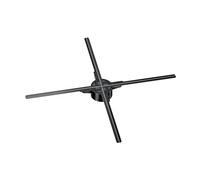 XAoSCd Ventilateur Holographique 3D, Projecteur De Logo Lumineux LED Néon, Affichage Publicitaire Mural, Machine De Publicité Holographique HD, Logo Cool, pour Magasins, Ma,