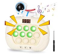 Xaosin Pop It Electronique Astronautes Quick Pop Game avec Écran LED Popit Electronique Stitch Fidget Toys 6 Modes de Jeu Speed Push Bubbles pour Enfants et Adultes