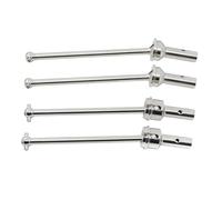 XAQRYQO Arbre de Transmission RC pour Arrma 1/8 pour Typhon 6S 1/7 pour Infraction 6S pour Limitless pour BLX 4 Pièces Arbre D'entraînement Avant Et Arrière en Métal CVD(Silver,Front and Rear)