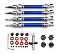 XAQRYQO Arbre de Transmission RC pour Arrma pour Big for Rock V3 3S pour BLX 4X4, Arbre De Transmission Avant Et Arrière en Métal CVD 1/10 RC, Pièces De Mise À Niveau De Voiture, Accessoires(Blue)