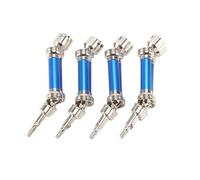 XAQRYQO Arbre de Transmission RC pour Arrma pour Infraction 4X4 pour Mega pour Vendetta 4X4 3S pour BLX Arbre De Transmission Avant Et Arrière en Métal CVD 1/8 Pièces De Voiture RC(Blue)